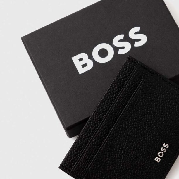 BOSS port-card culoarea negru 50499267 preţ