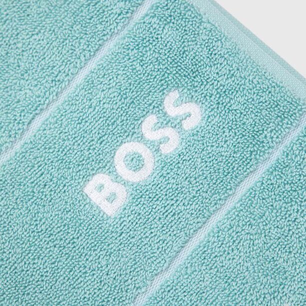 BOSS prosop din bumbac Plain Aruba Blue 40 x 60 cm preţ