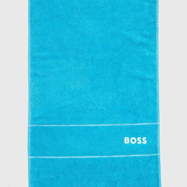 BOSS prosop din bumbac Plain River Blue 40 x 60 cm