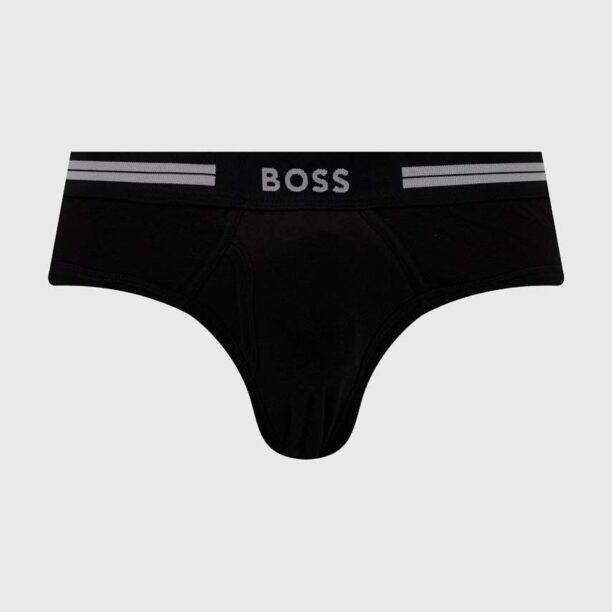 BOSS slip din bumbac culoarea negru 50475395