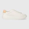 BOSS sneakers din piele Amber culoarea alb