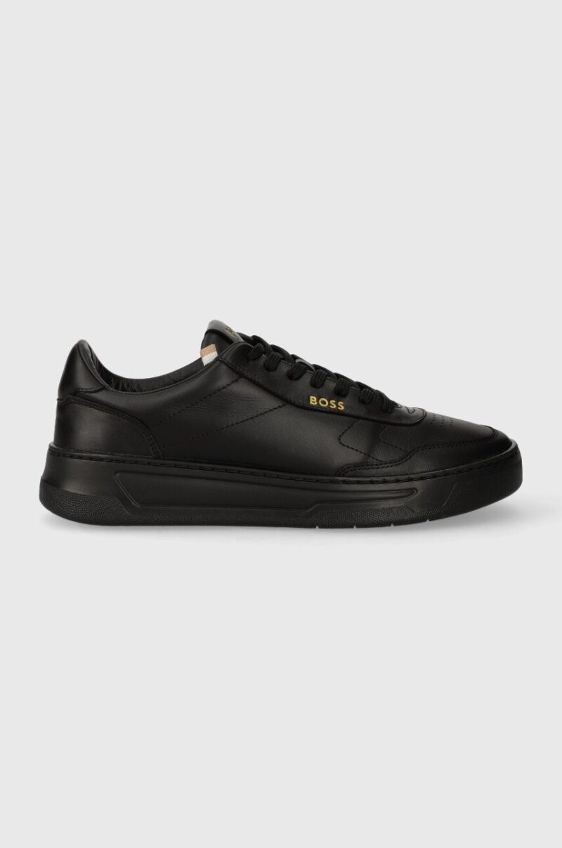 BOSS sneakers din piele Baltimore culoarea negru