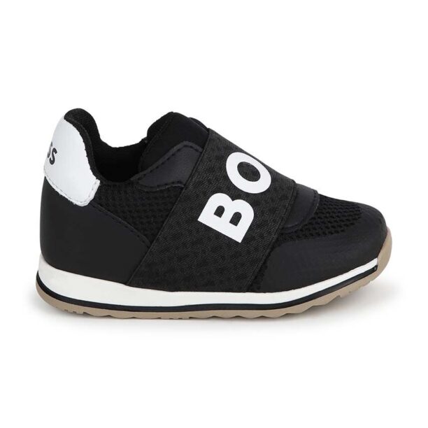 BOSS sneakers pentru copii culoarea negru preţ