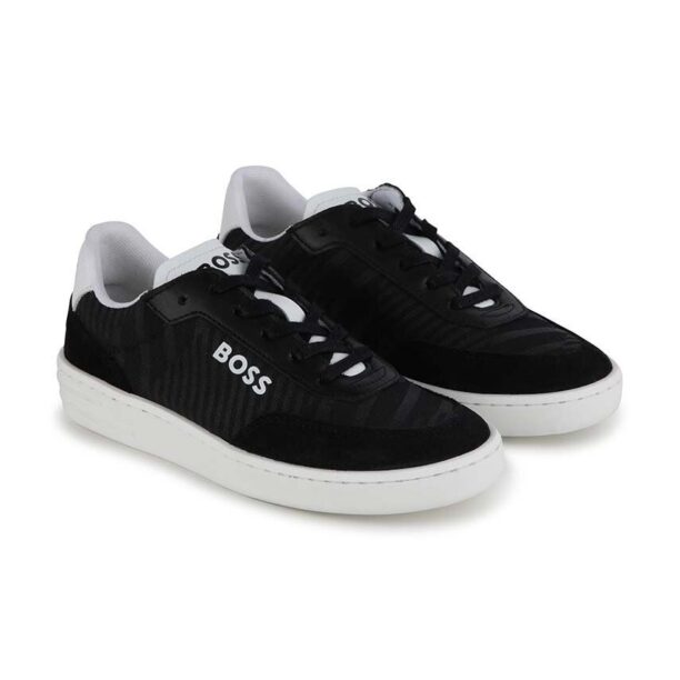 BOSS sneakers pentru copii culoarea negru