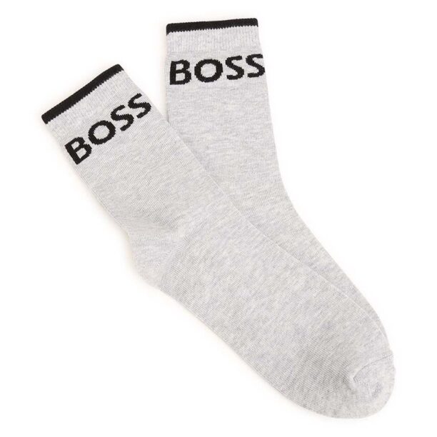 BOSS sosete copii 2-pack culoarea negru preţ