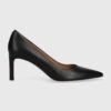 BOSS stilettos de piele Janet Pump 70-N_N culoarea negru