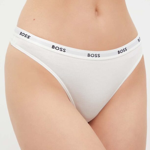 BOSS tanga culoarea bej