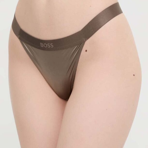 BOSS tanga culoarea maro 50515419