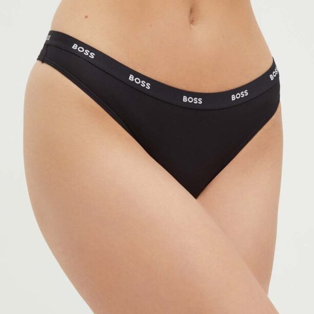 BOSS tanga culoarea negru