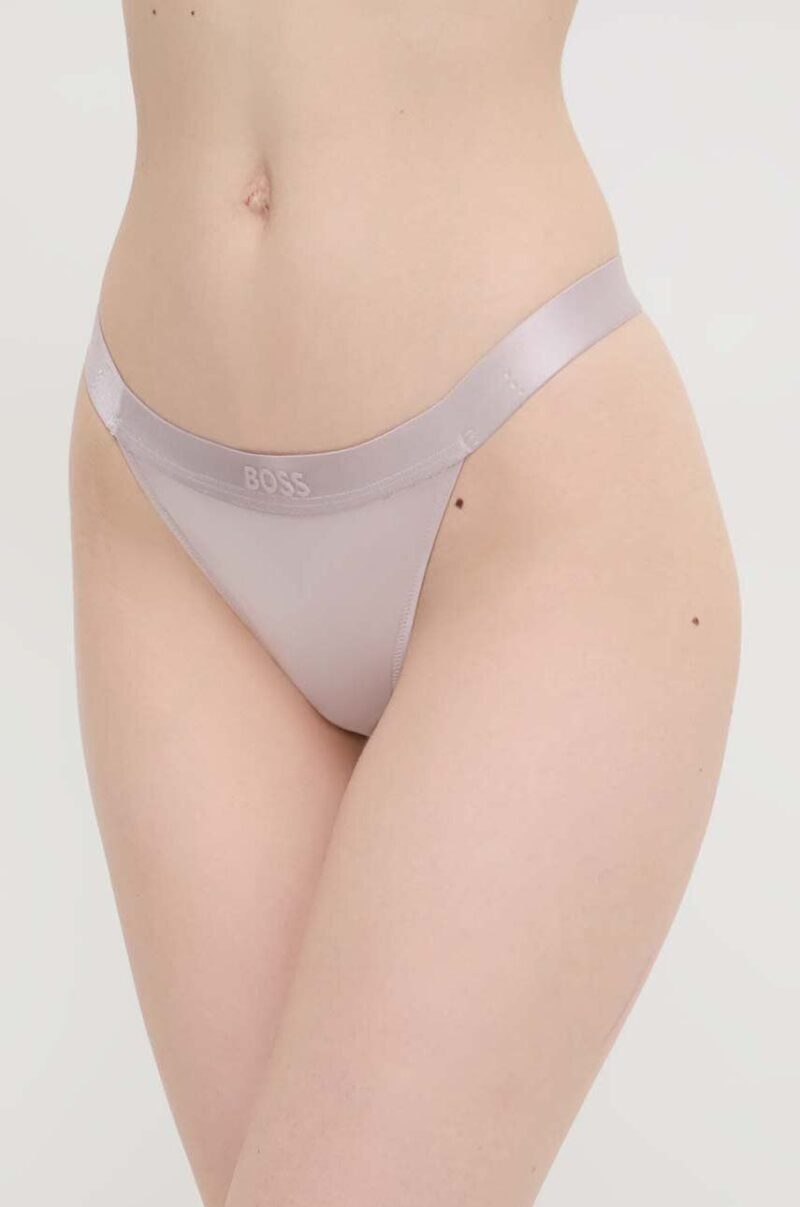 BOSS tanga culoarea violet 50515419