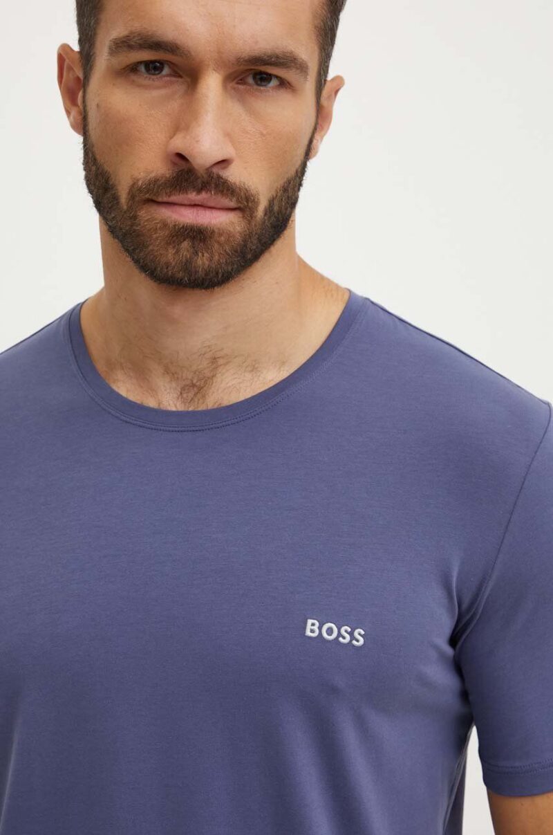 BOSS tricou lounge melanj preţ