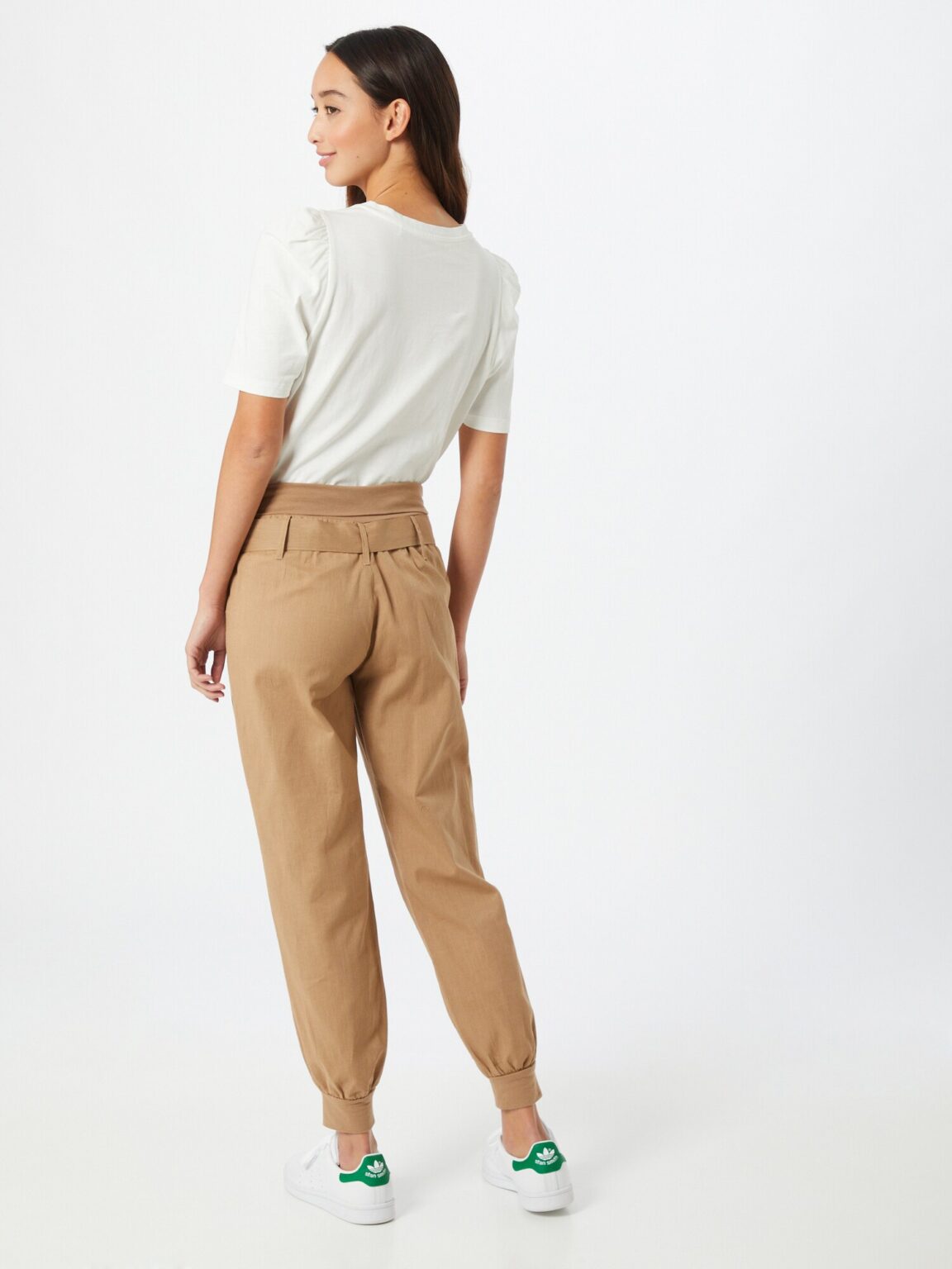 BUFFALO Pantaloni largi  bej închis preţ
