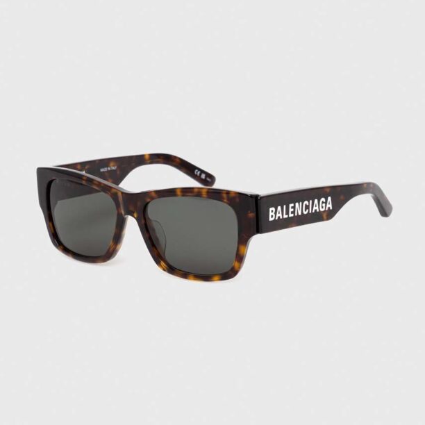 Balenciaga ochelari de soare culoarea maro