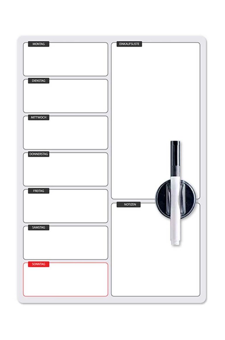 Balvi tablă magnetică pentru frigider Einkaufsliste GR