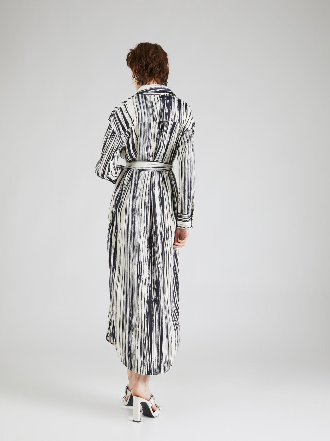 Banana Republic Rochie tip bluză  albastru noapte / alb