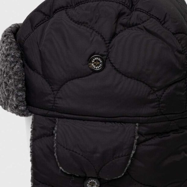 Barbour caciula culoarea negru preţ