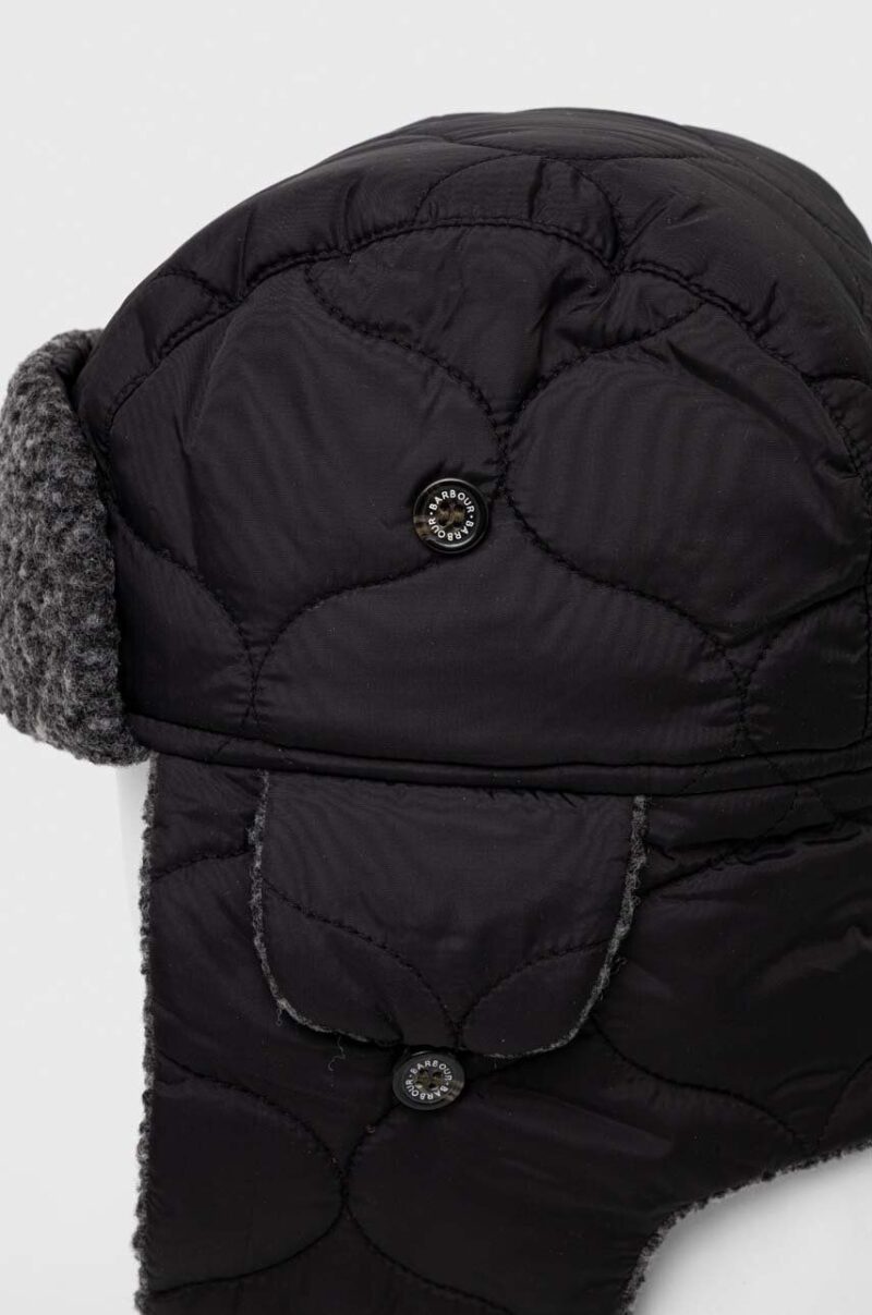 Barbour caciula culoarea negru preţ