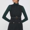 Barbour rochie din bumbac culoarea negru