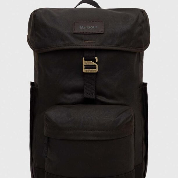 Barbour rucsac Essential Wax Backpack culoarea negru