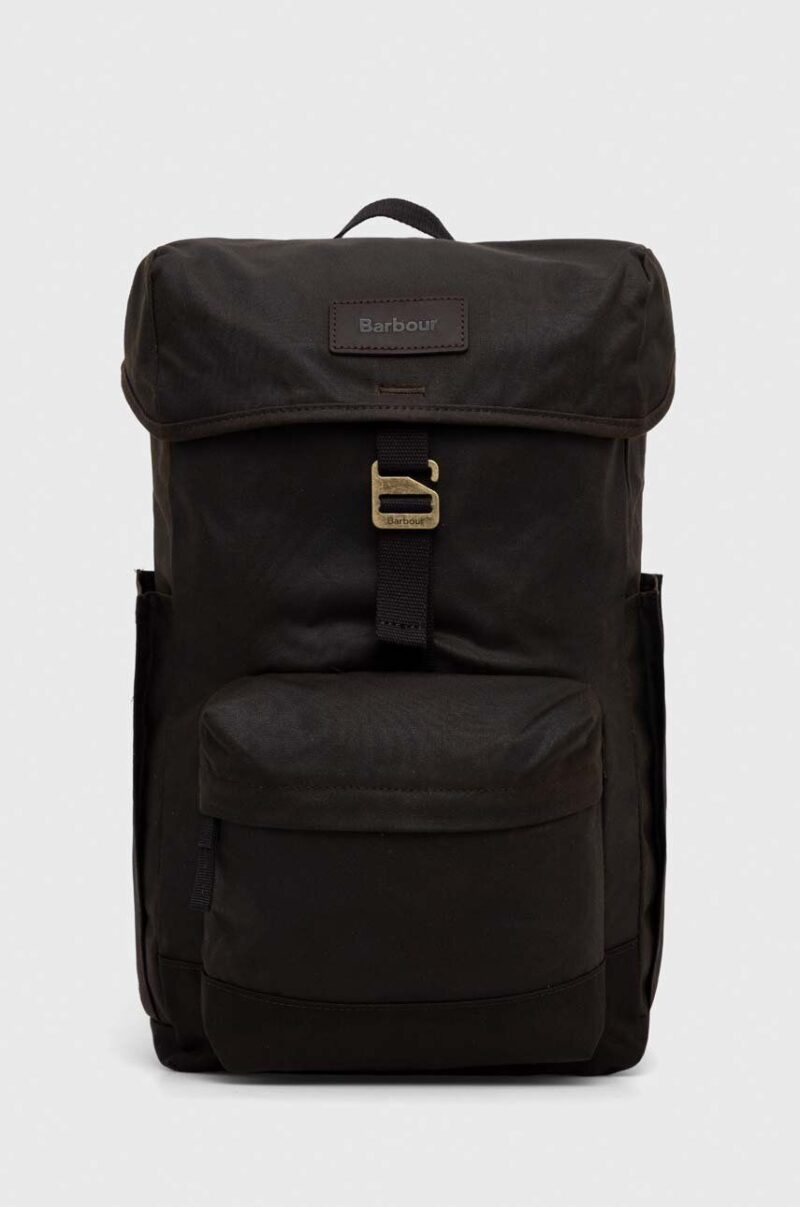 Barbour rucsac Essential Wax Backpack culoarea negru