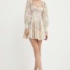 Bardot rochie LILA mini