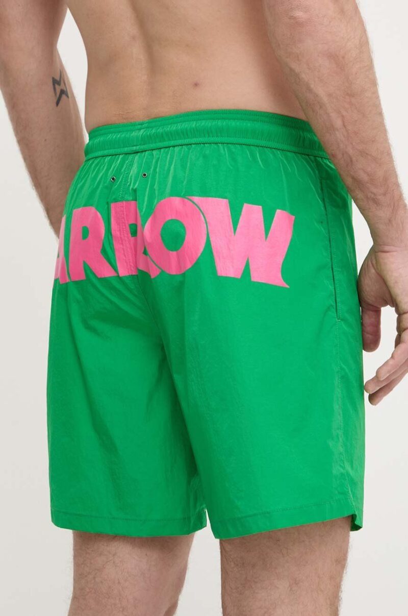 Barrow pantaloni scurti de baie culoarea verde preţ