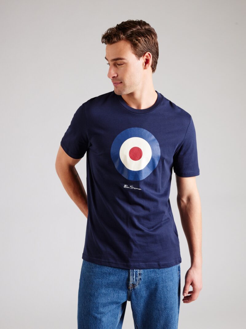 Ben Sherman Tricou 'Signature Target'  albastru / bleumarin / roșu / alb