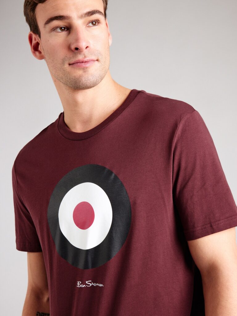 Preţ Ben Sherman Tricou 'Signature Target'  roșu vin / negru / alb