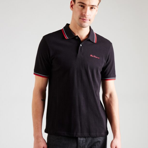 Ben Sherman Tricou  roșu / negru / alb