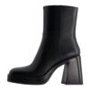 Bershka Botine  negru