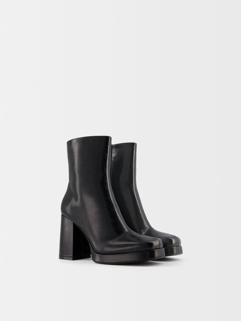 Original Bershka Botine  negru