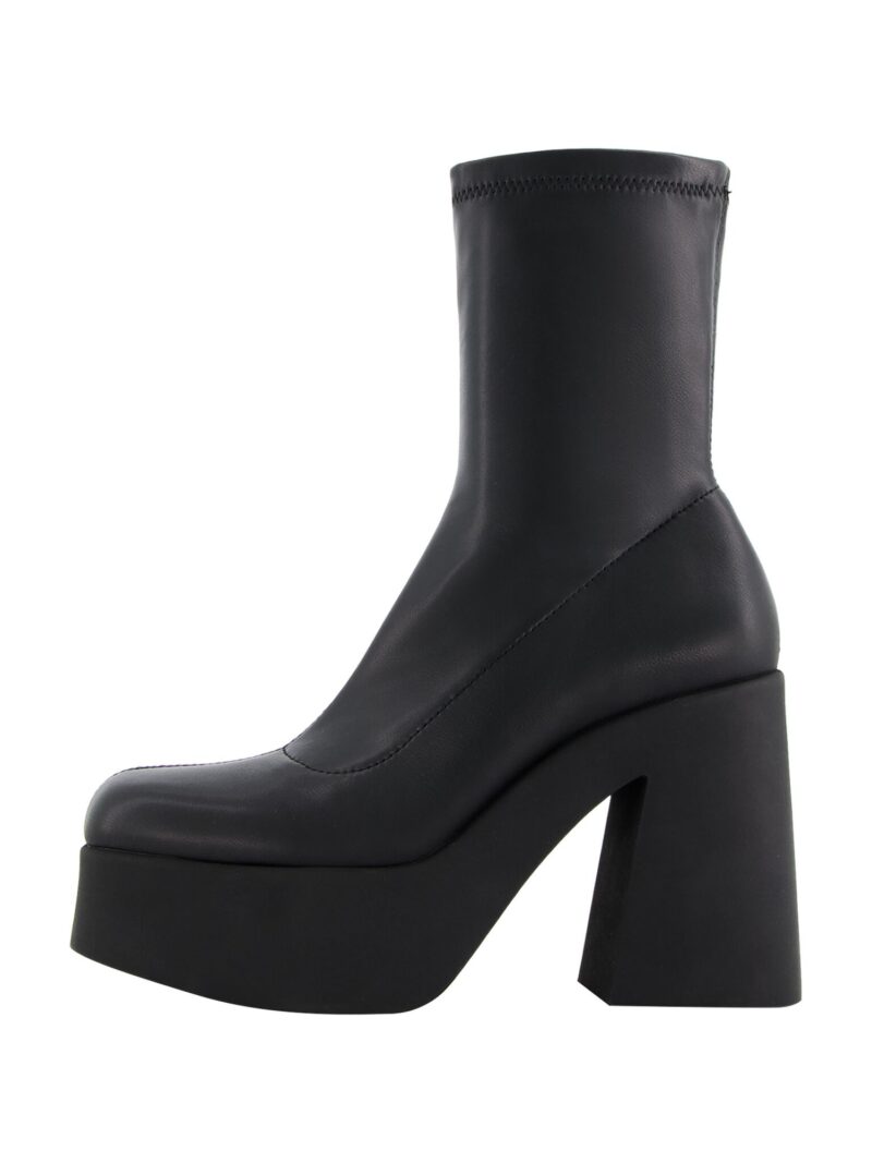 Bershka Botine  negru