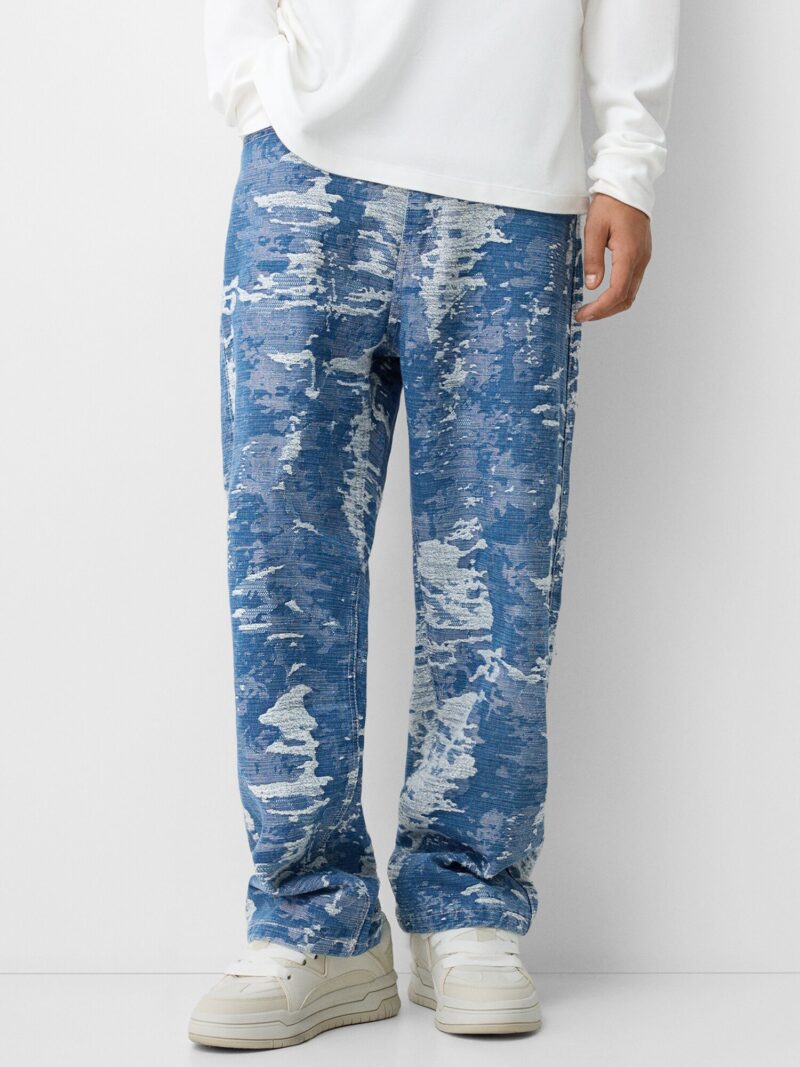 Bershka Jeans  albastru / albastru denim / albastru deschis