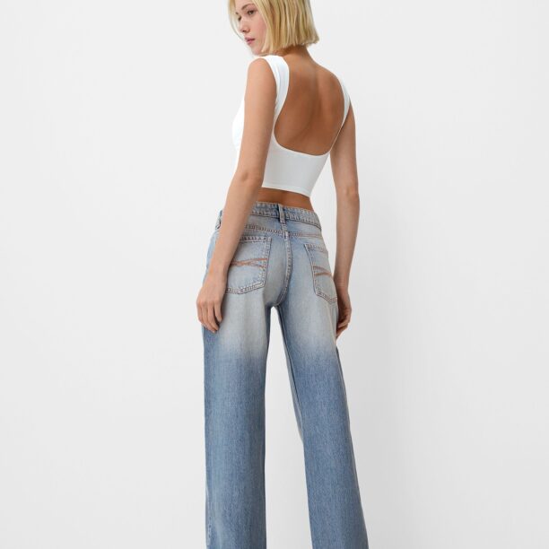 Bershka Jeans  albastru denim preţ