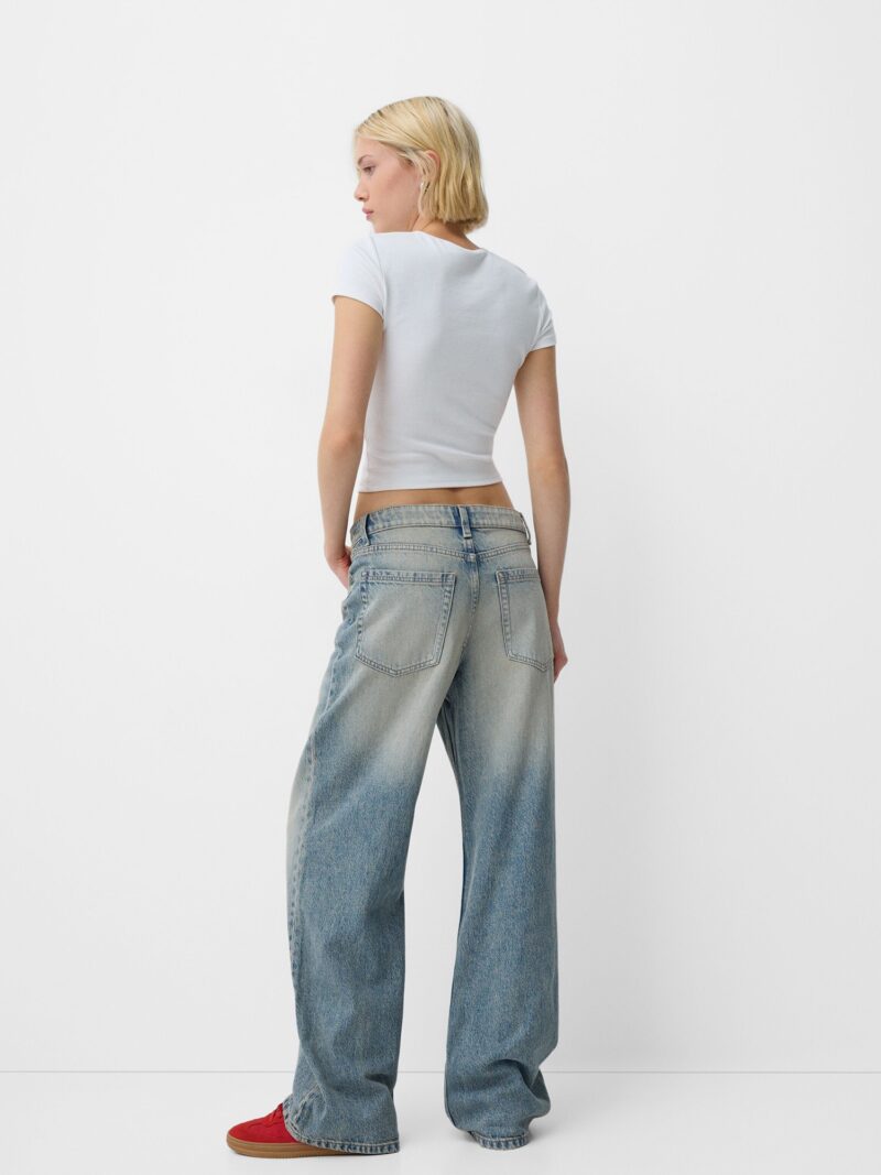 Bershka Jeans  albastru denim preţ