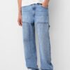 Bershka Jeans  albastru deschis