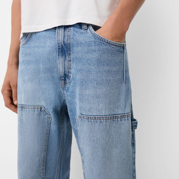 Original Bershka Jeans  albastru deschis