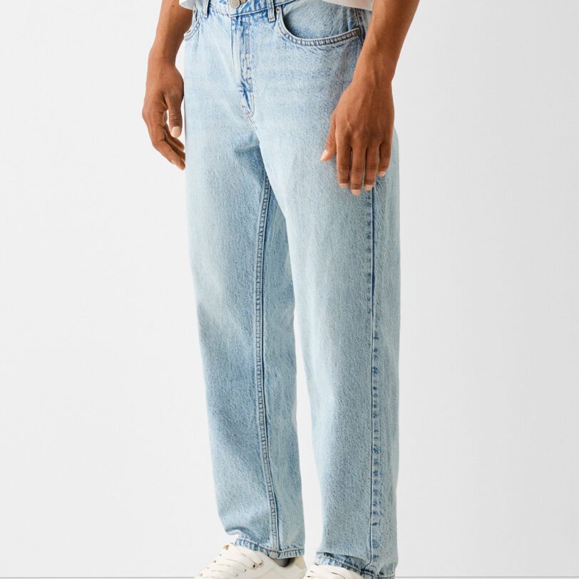 Bershka Jeans  albastru deschis