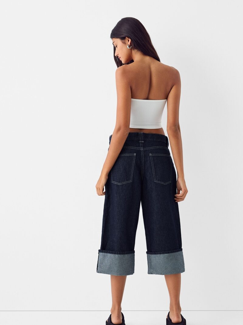 Bershka Jeans  bleumarin preţ