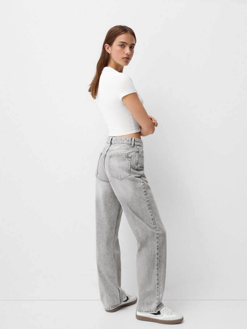 Bershka Jeans  gri denim preţ