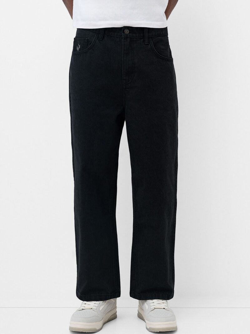 Bershka Jeans  negru