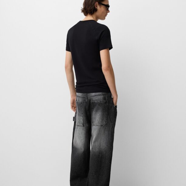 Bershka Jeans  negru denim preţ