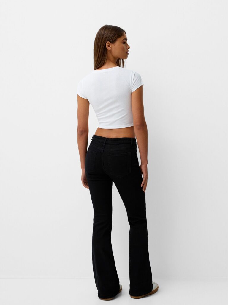 Bershka Jeans  negru denim preţ