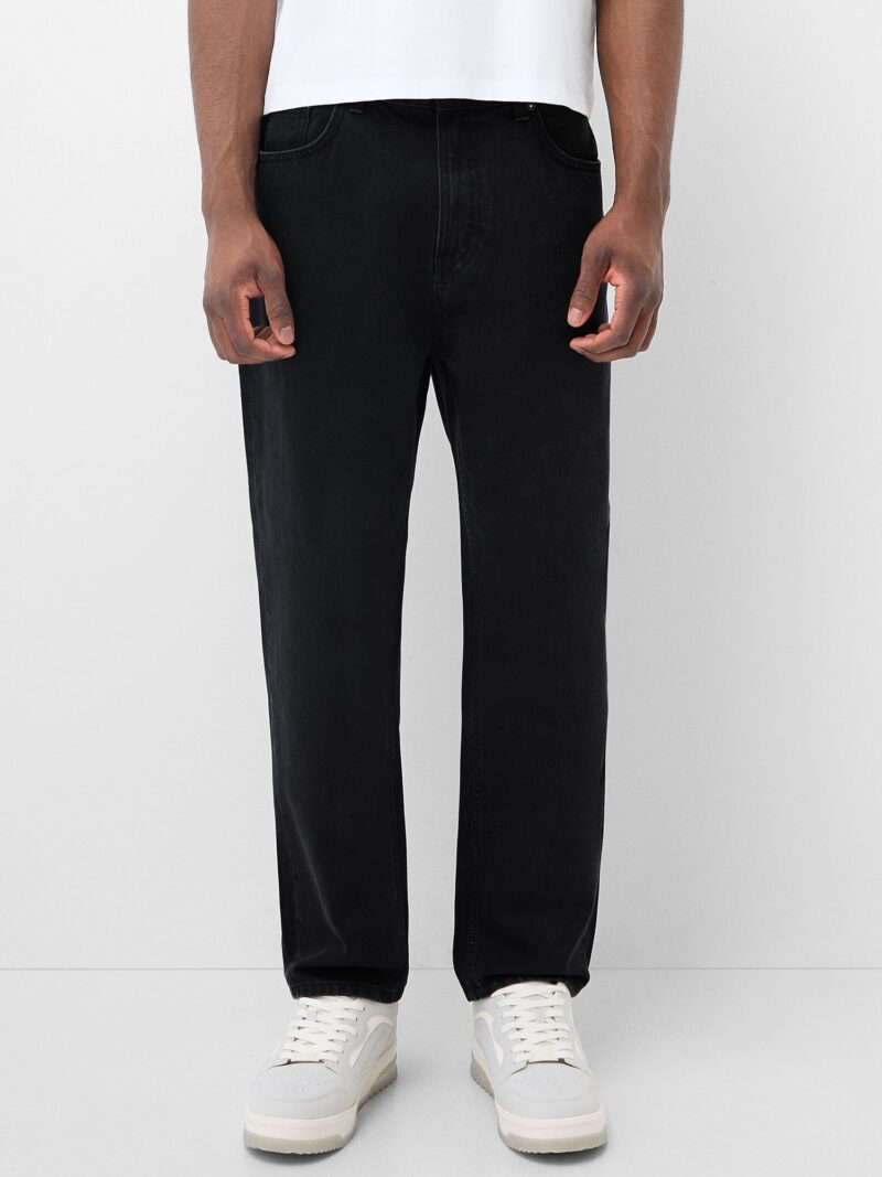 Bershka Jeans  negru denim