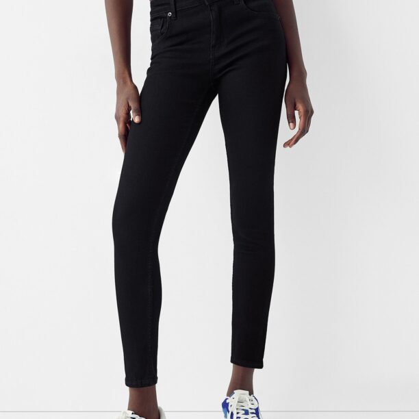 Bershka Jeans  negru denim