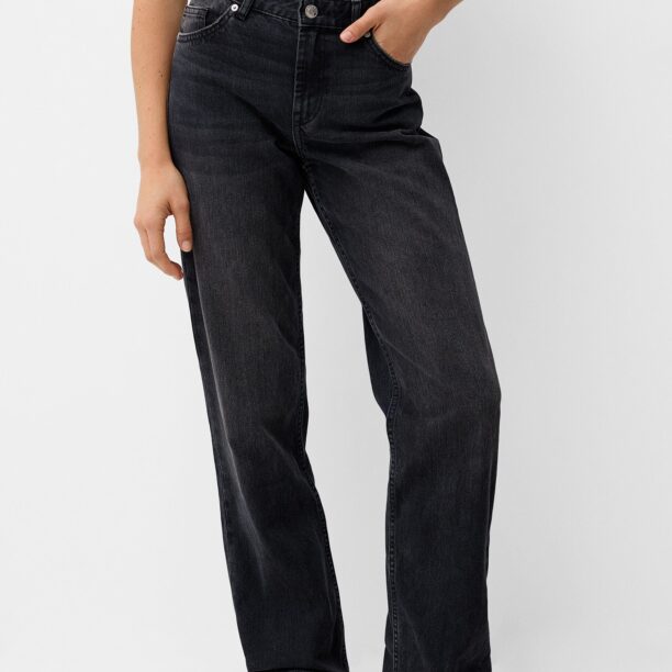 Bershka Jeans  negru denim