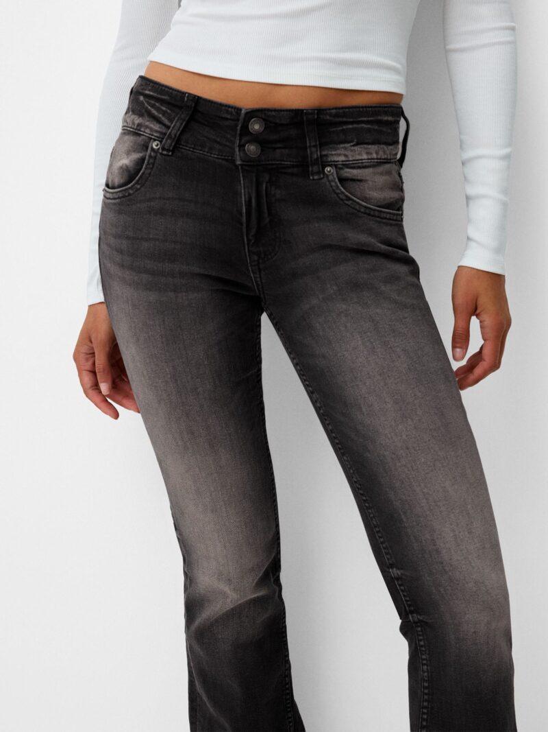 Bershka Jeans  negru denim