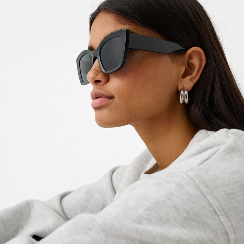 Bershka Ochelari de soare  negru