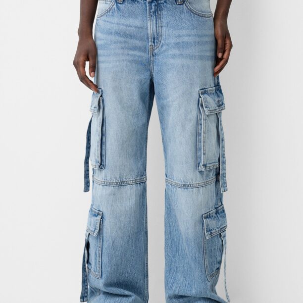 Bershka Pantaloni eleganți  albastru denim