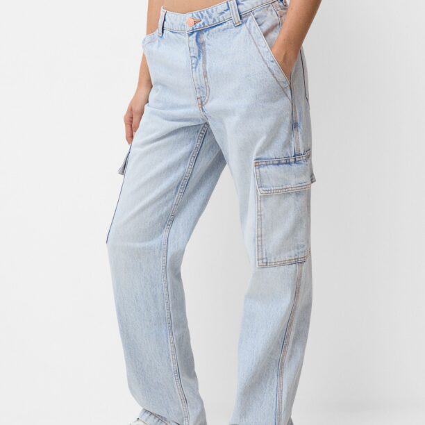 Bershka Pantaloni eleganți  albastru denim